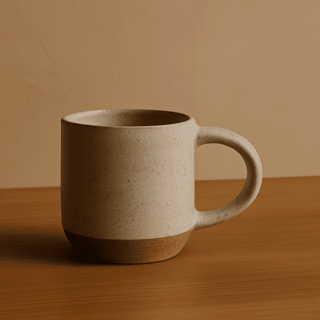 El Yapımı Stoneware Kupa